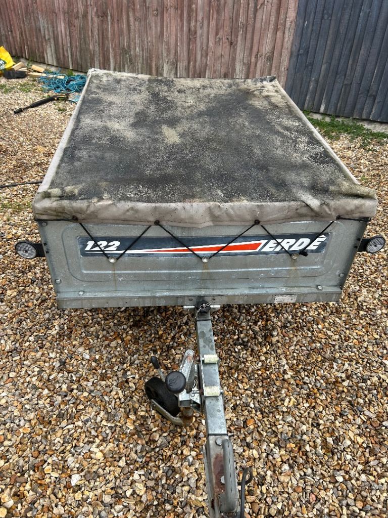 Erde 122 tipper trailer 