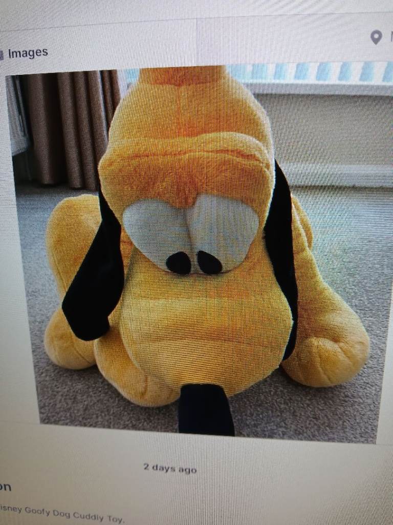 Large Disney Pluto Soft Toy 