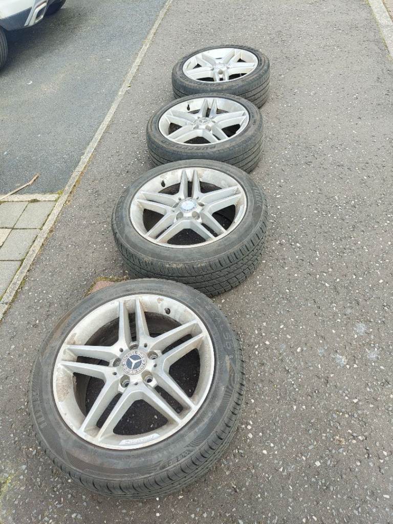 Mercedes W204 AMG Sport 17" Alloys (Used, Need Refurb)