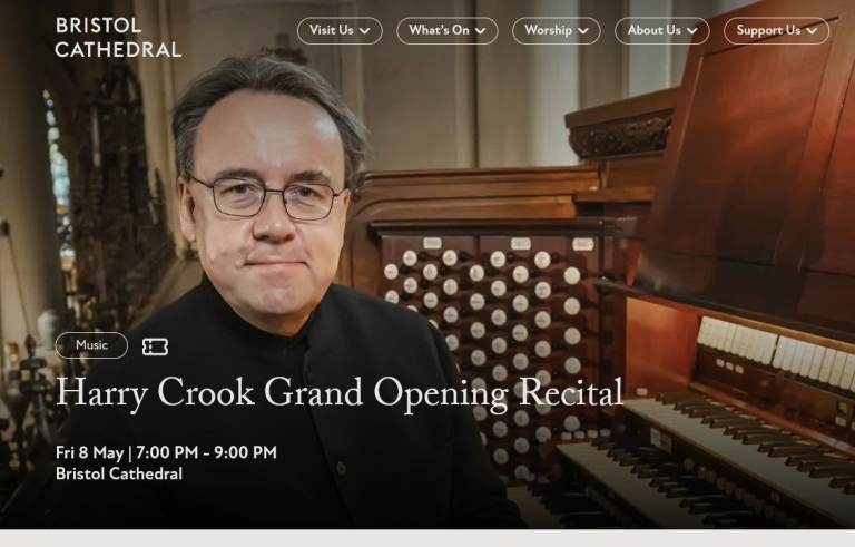 Harry Crook Grand Opening Organ Recital x2 tickets