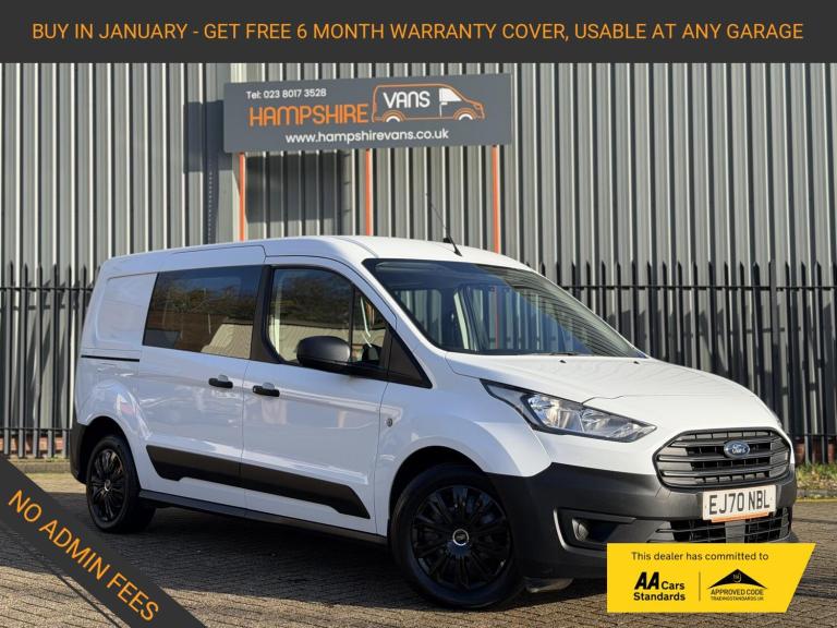 2020 Ford Transit Connect 1.5 230 EcoBlue Leader Crew Van Double Cab 6dr Diesel Manual L2 Euro 6 ...