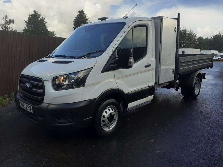 2022 Ford Transit 350 2.0 130ps LWB TIPPER WITH TOOLBOX + VAT  CHASSIS CAB Diesel Manual