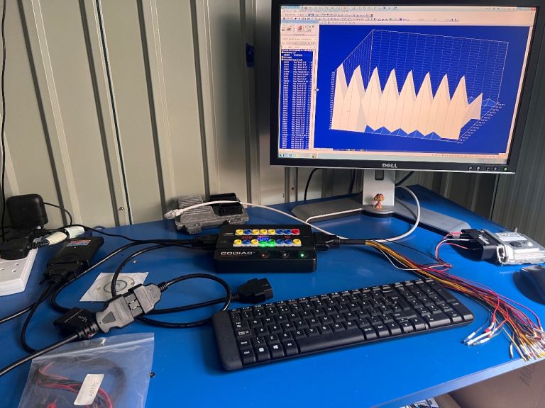 Complete Professional ECU Bench Test & Remapping Setup – Ready to Use