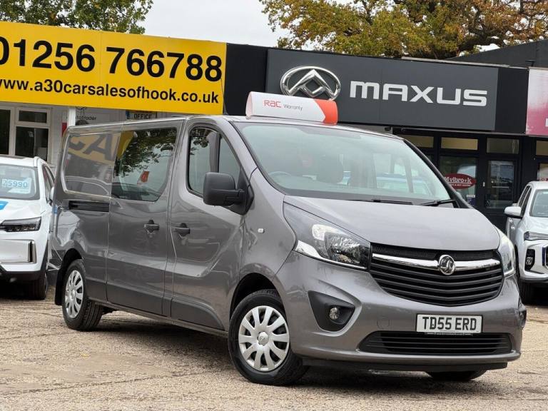 2019 Vauxhall Vivaro 1.6 CDTi 2900 BiTurbo ecoTEC Sportive Crew Van L2 H1 Euro 6 (s/s) 5dr (6 Se ...