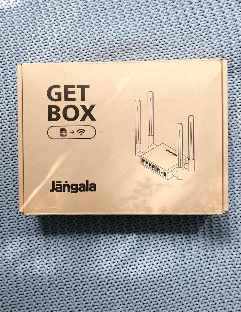 Jāngala Get Box 4G Wi-Fi Router.  Unlocked