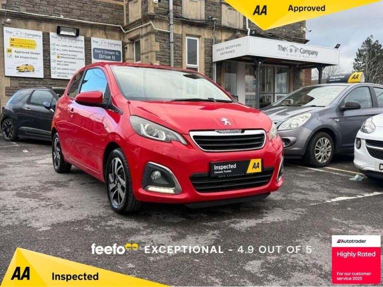 2015 Peugeot 108 1.2 VTi PureTech Allure Euro 5 3dr HATCHBACK Petrol Manual