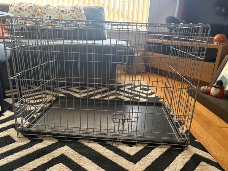 2 door dog crate 