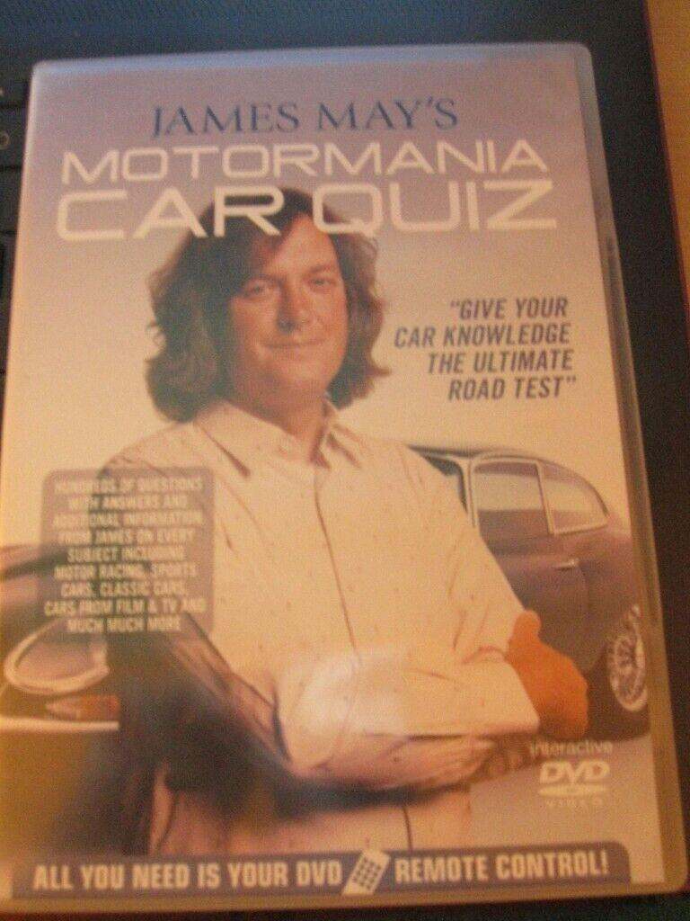 James May's Motor Mania Car Quiz Dvd