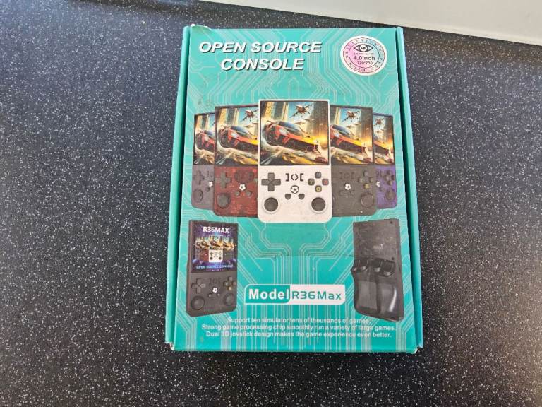 Retro R36Max game console. 
