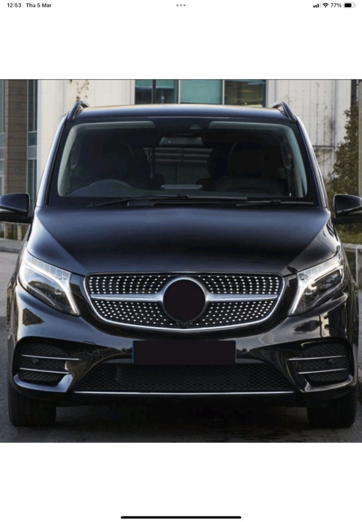 Mercedes V Class AMG LINE Front Bumper & Grille 2014-2024 Model