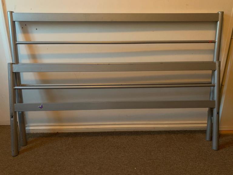 Metallic double bed