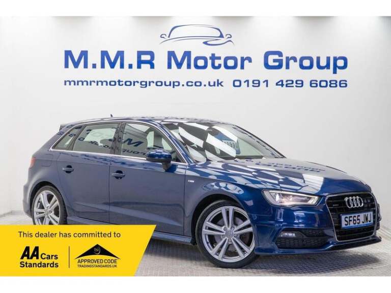 2015 Audi A3 2.0 TDI S line Sportback S Tronic quattro Euro 6 (s/s) 5dr Hatchback Diesel Automatic
