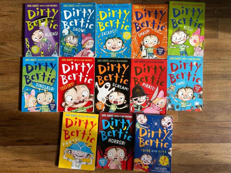 Collection of 13 dirty Bertie books