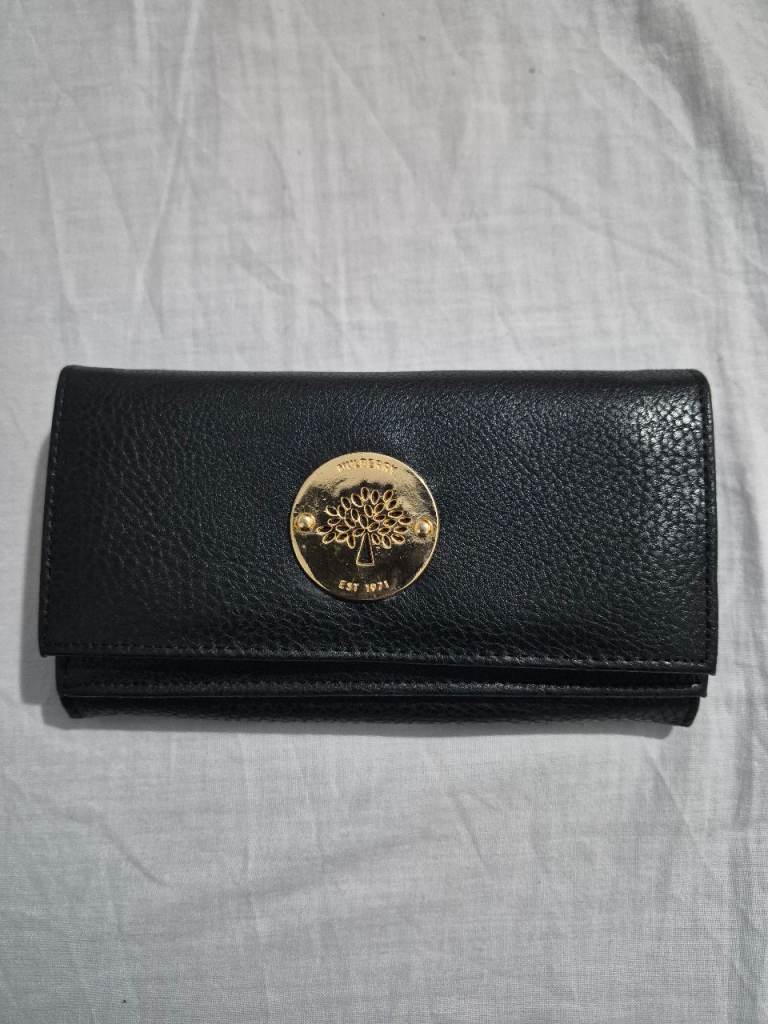 Mulberry Black Leather Wallet – As Good As New