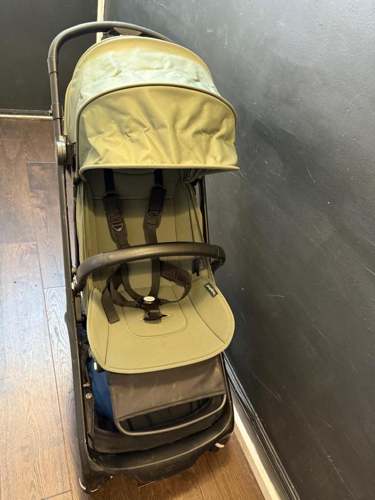 image for Bugaboo Butterfly Stroller 2023 – Forest Green + Extra Handlebar