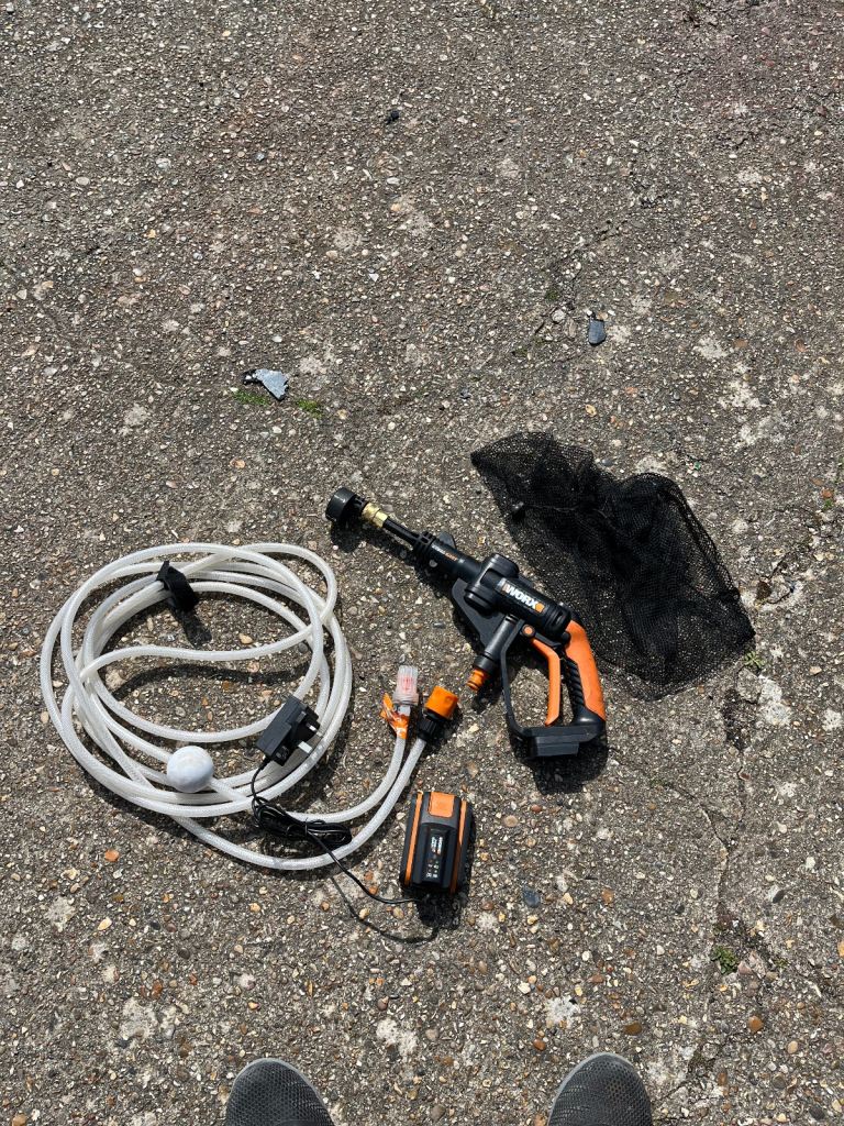 Portable jet wash 