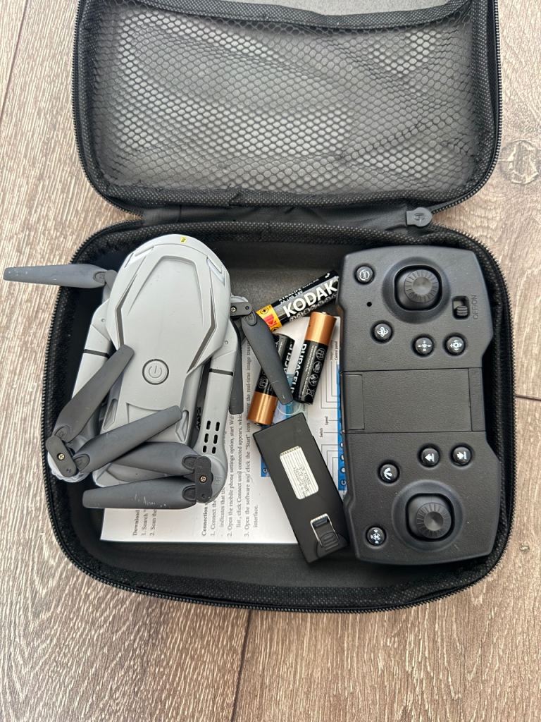 Foldable Drone with Controller and Case