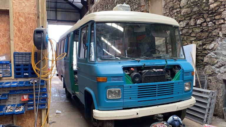 Wanted space to store and work on motorhome conversion near Saltash PL12