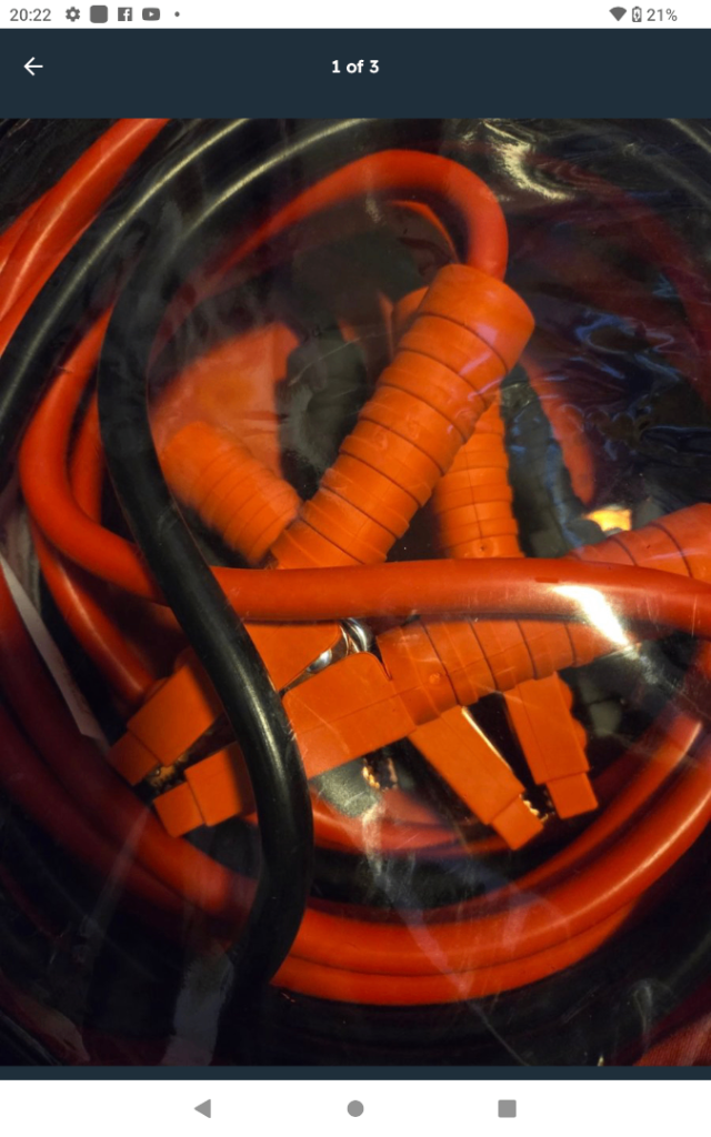 Heavy duty jump leads fully copper brand new not the cheap one 5mtr 