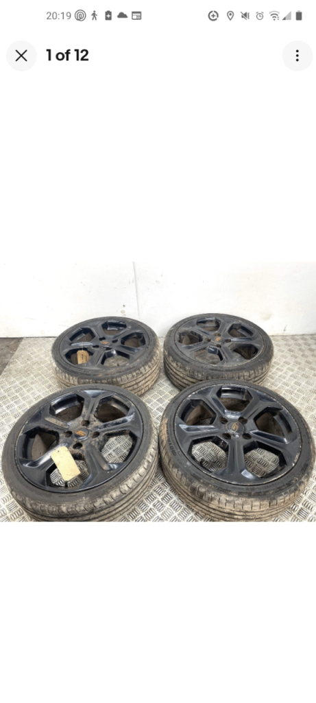ford fiesta 4x108 st 17inch wheels