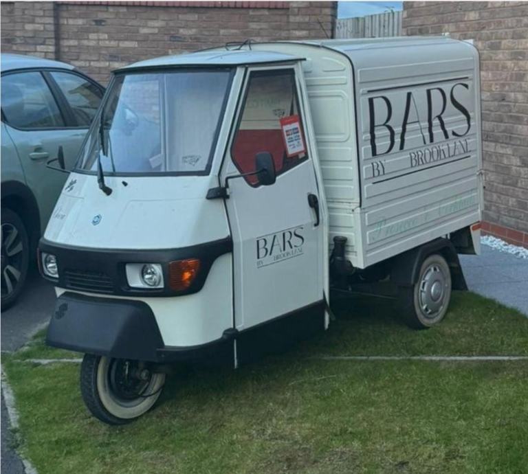  PIAGGIO APE 50 BEER OR PROSECCO BAR BUSINESS
