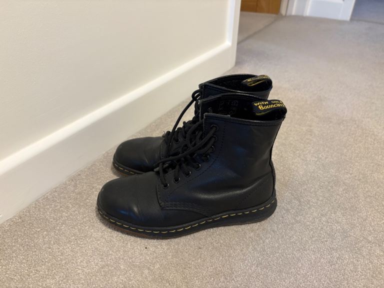 Dr. Martens SoftWair Black Boots - Size 4 