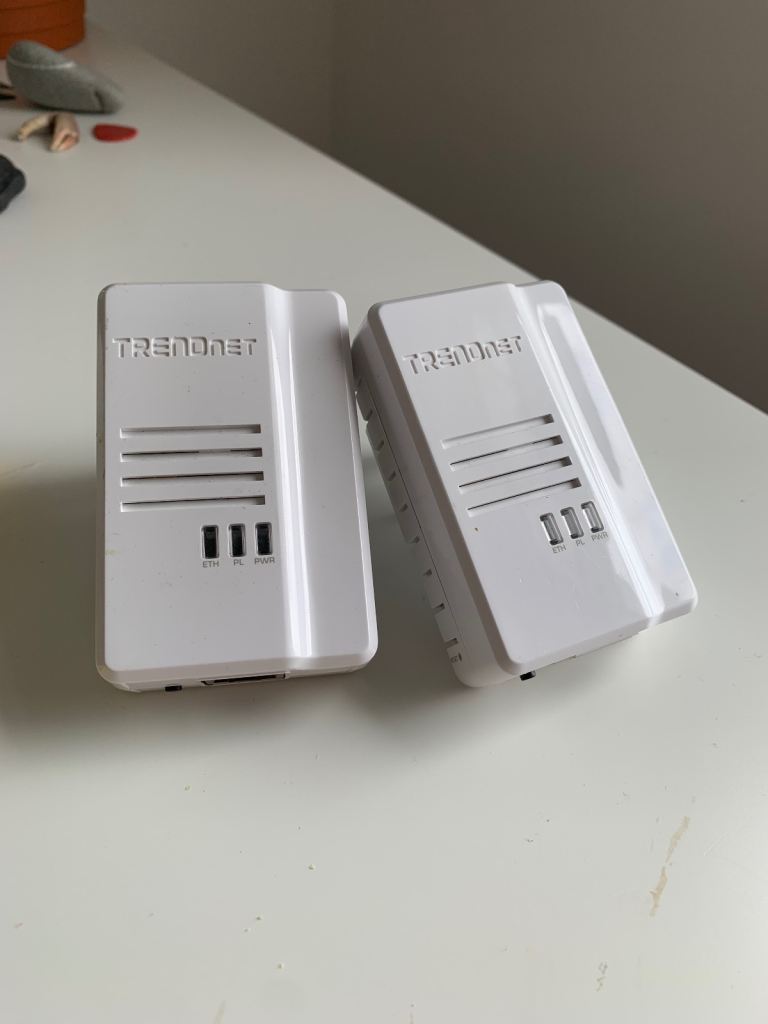  Powerline Adapters (Pair) - Wired internet anywhere in the house