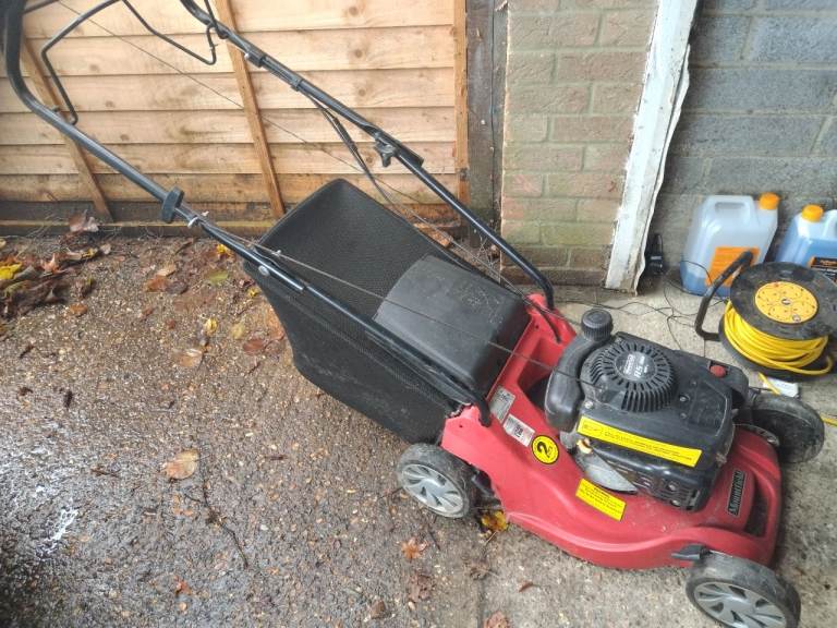 Mountfield petrol self propelled rotary lawnmower with grass box 4 stroke engine vgc gwo 