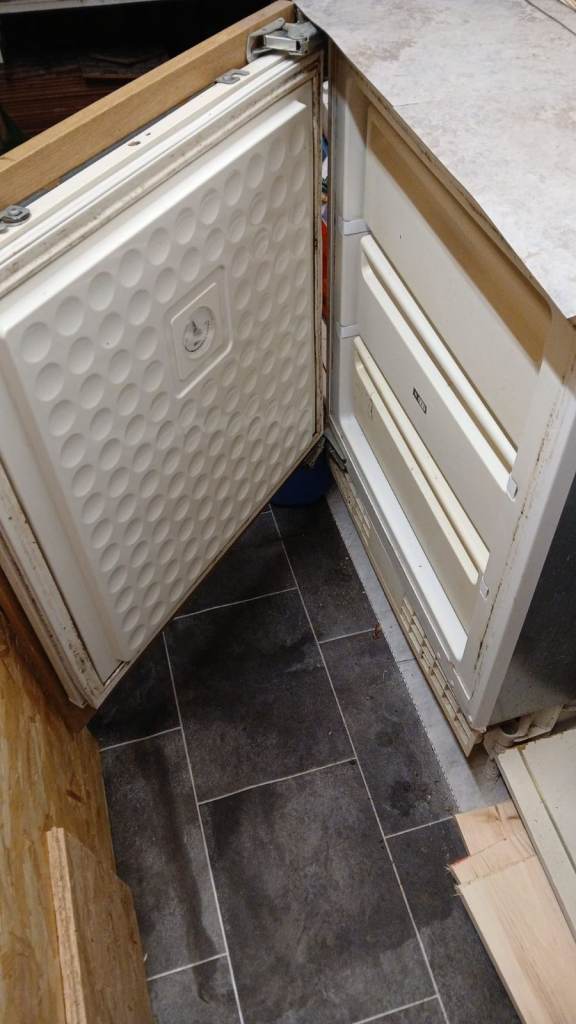 Small Freestanding Freezer with Drawers