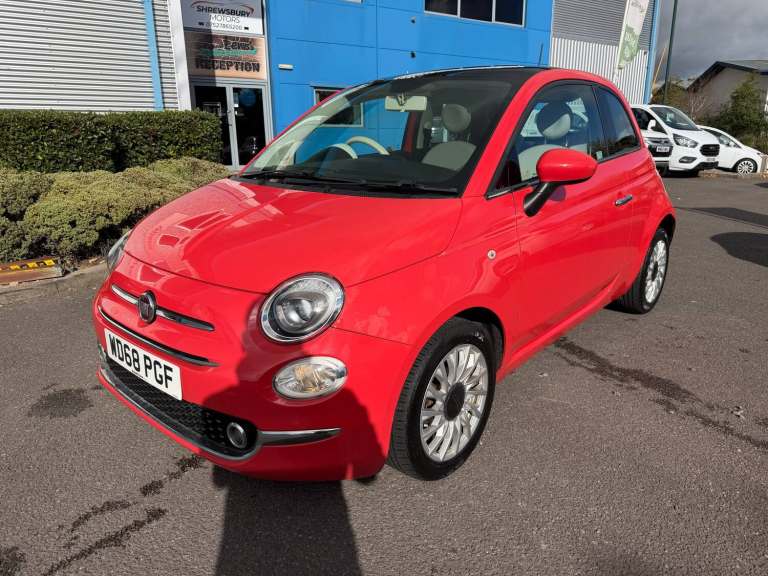 2018 Fiat 500 1.2 Lounge Hatchback 3dr Petrol Manual Euro 6 (s/s) (69 bhp)