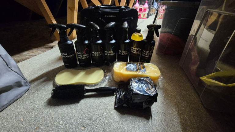 Arnold clark car valet kit - never used