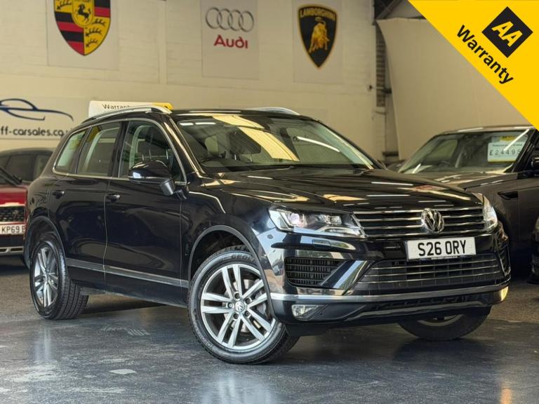 VOLKSWAGEN TOUAREG 3.0 TDI V6 BlueMotionTech SE Diesel2017+AUTOMATIC+SATNAV+ULEZ