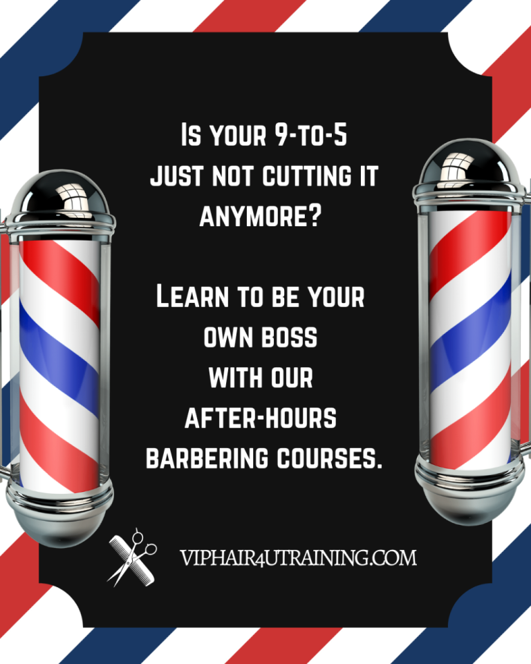 Evening or Weekend Barbering Class 