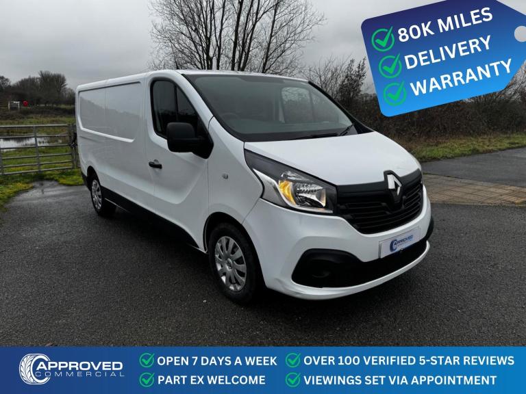 2017 Renault Trafic (17) BUSINESS+ 1.6 DCI 125 BHP LL29 LWB EURO 6 ULEZ 80K MILES PANEL VAN Diese...