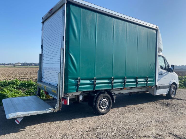 Mercedes Sprinter Luton Curtain Sider – Tail Lift – Only 61000! Miles NO VAT!