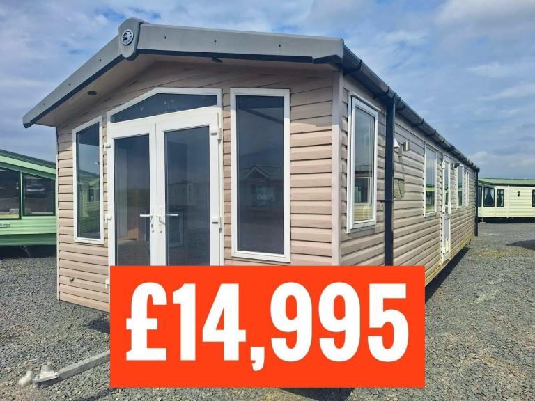 OFF SITE static caravan Scotland double glazed & heated 2 bed Swift Bordeaux