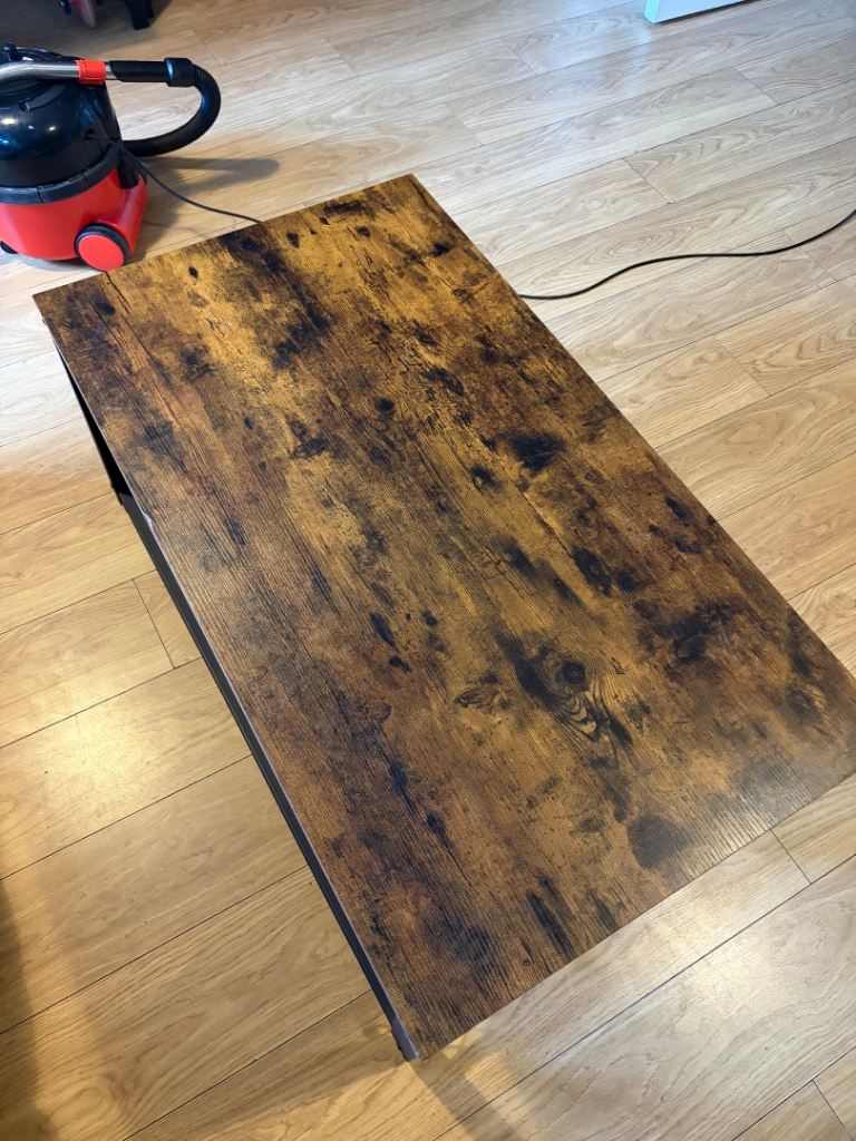 Industrial coffee table