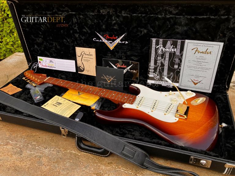 ♚SUBLIME♚ 2016 Fender CUSTOM SHOP Artisan OKOUME Stratocaster♚Dark Roasted♚ '69 Handwounds !