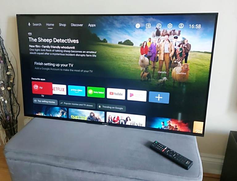 Sony Bravia Android/Smart TV, 4 K Picture Quality, 49 Inch Screen, Great Quality TV