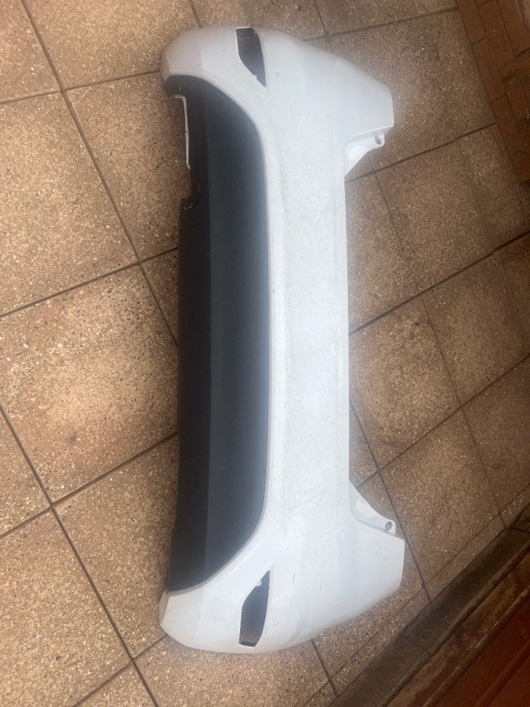 Ford fiesta rear bumper white 