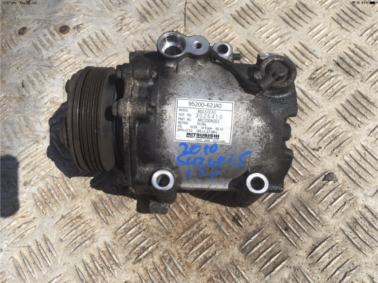 2010 SUZUKI SWIFT 1.3 PETROL AIR CONDITIONING PUMP 95200-62JA0