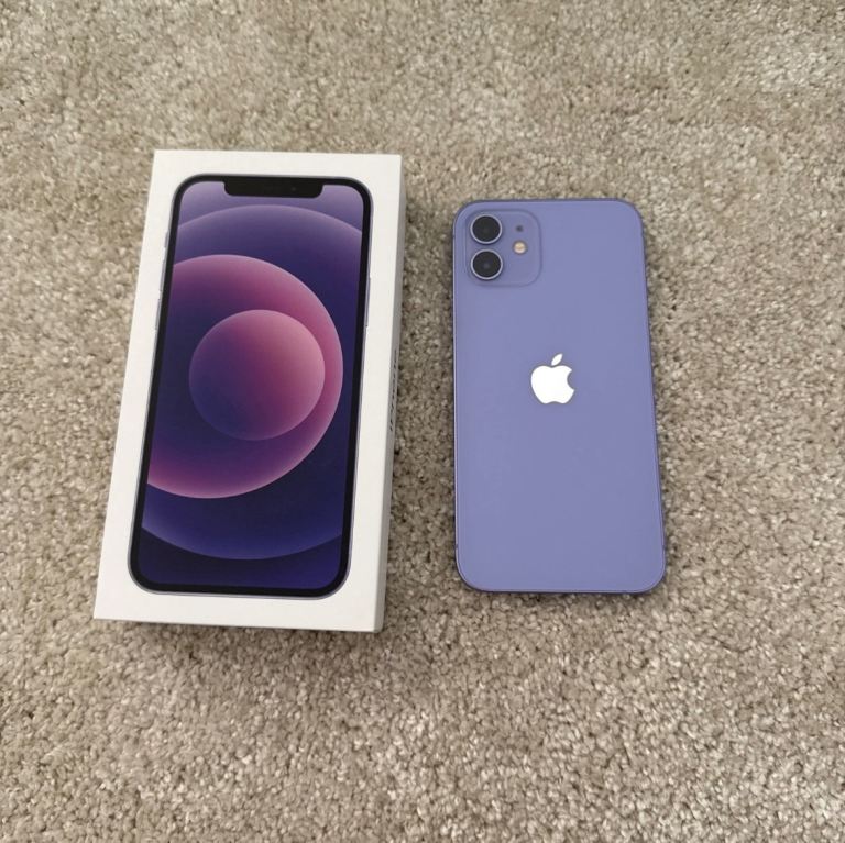 Apple iPhone 12 Purple – Excellent Condition, Boxed