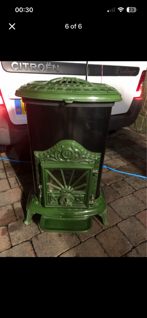 Franco Belge Poêle Le Continental Wood Burner - Green