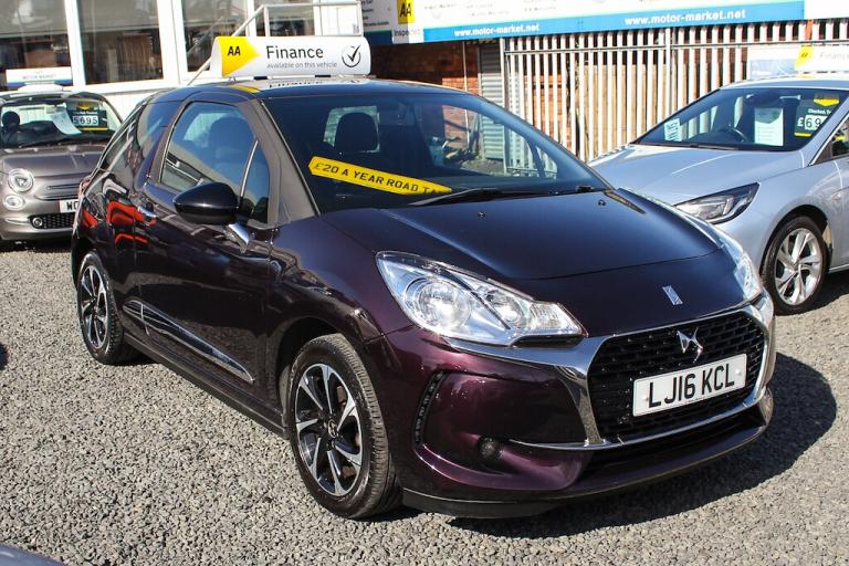 2016 DS Automobiles DS 3 1.6 BlueHDi Elegance Hatchback 3dr Diesel Manual Euro 6 (s/s) (100 ps) H...