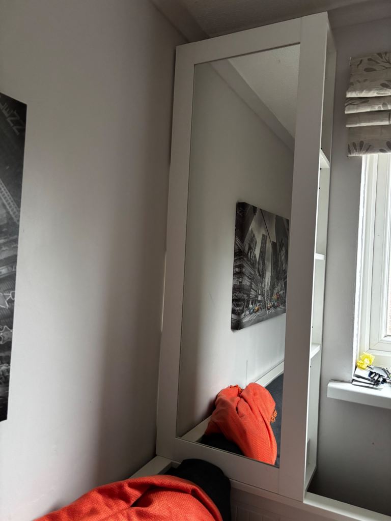 Ikea Brimnes Wall Mirror Shelf Storage