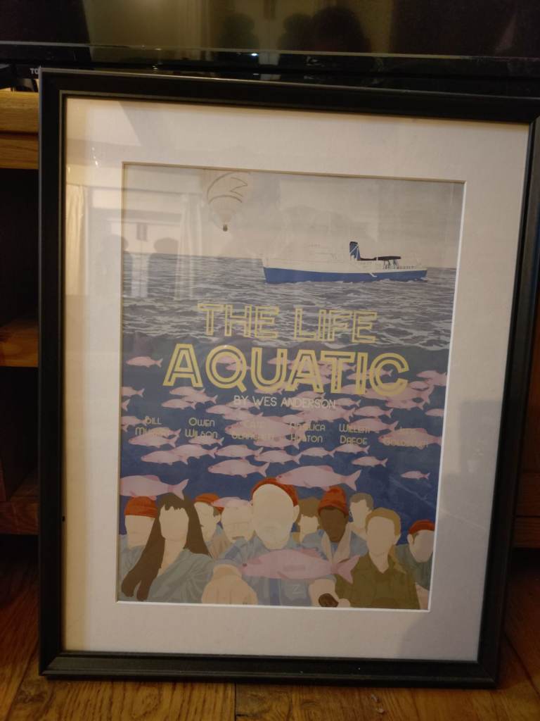 Framed 'The Life Aquatic' Print – Black Frame