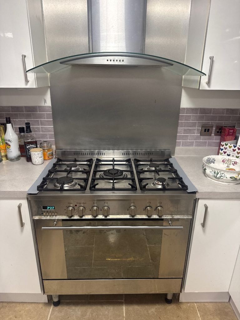 Freestanding Stainless Steel Gas Cooker with Oven