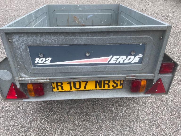 ERDE 102 Galvanised Trailer 