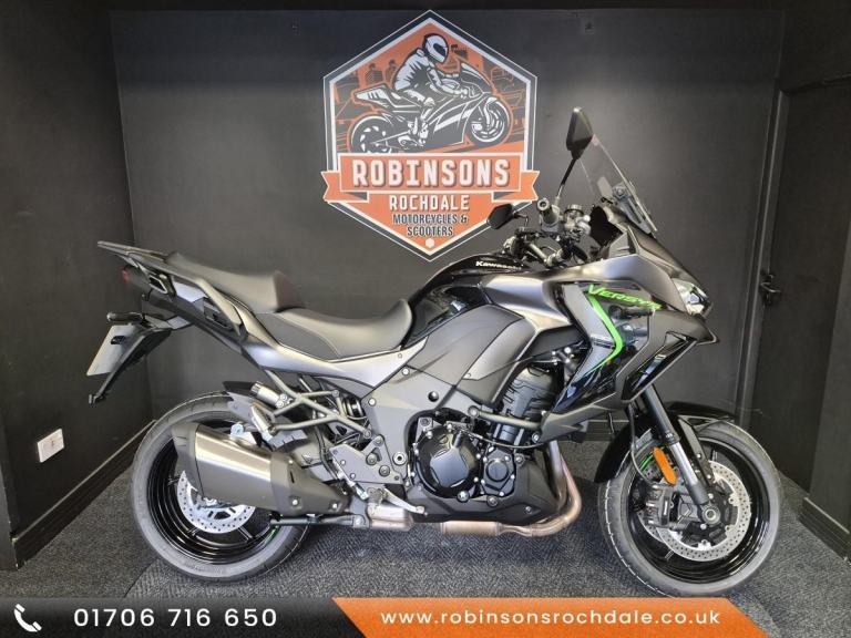 2025 Kawasaki Versys 1100 ex demo with only 5 miles.