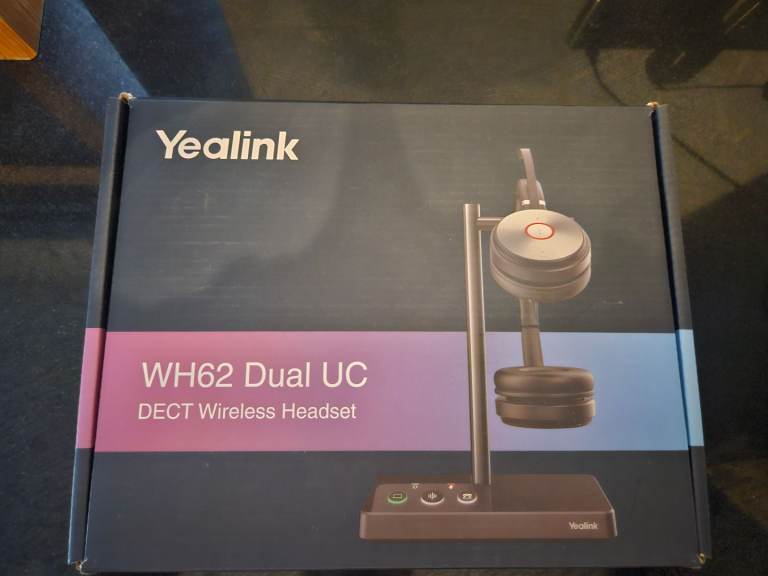 Yealink Wireless Headset with Charging Dock – Good Condition